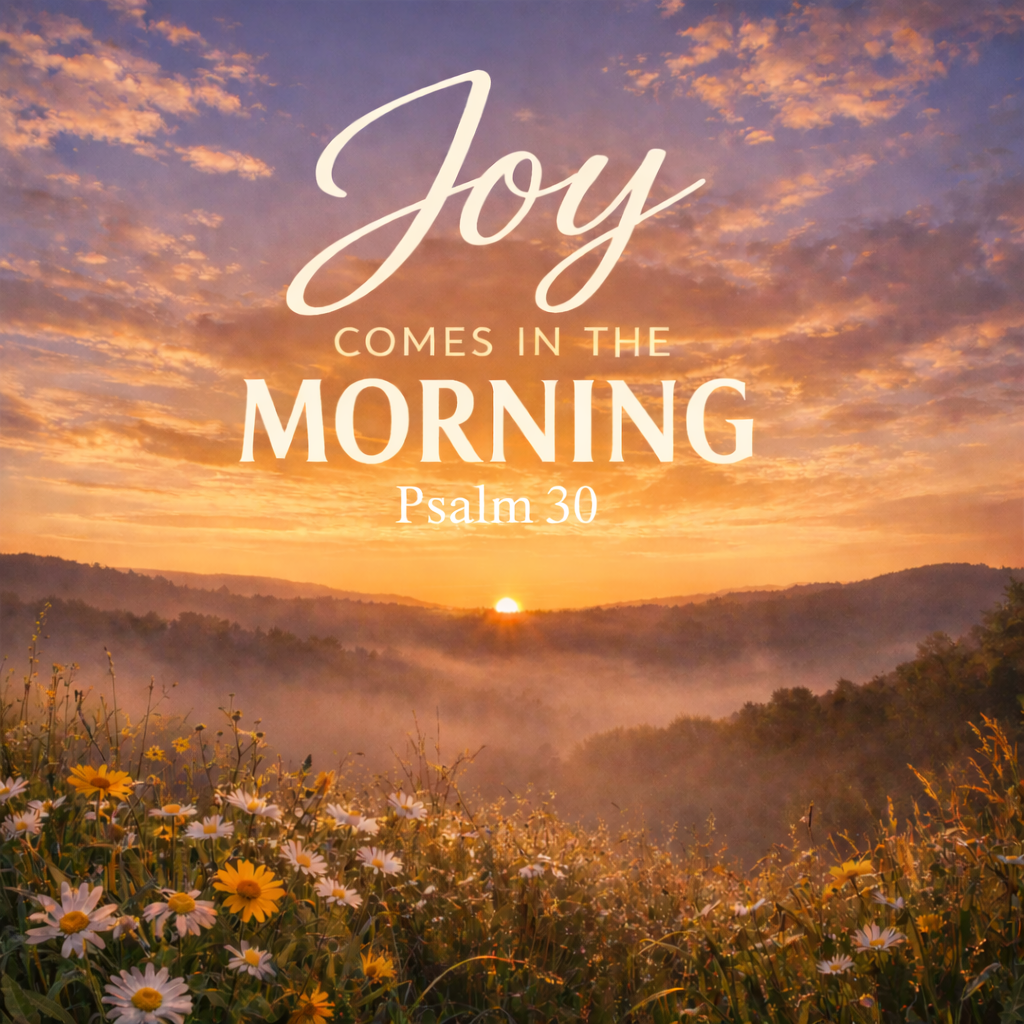 Joy Comes in the Morning Psalm 30